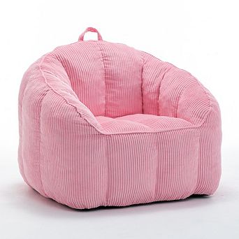 Eazegath High-Density Foam Comfy Corduroy Bean Bag Chair Lazy Sofa with Armrests