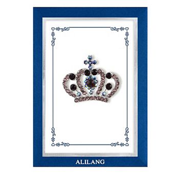 Crown Crystal Rhinestone Brooch Pin with Family Gift Message Card & Envelope Jewelry Gifts