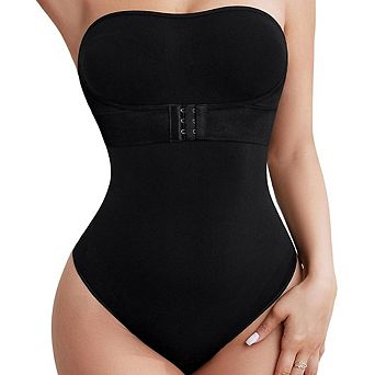 Strapless Faja Bodysuit Shapewear Thong Body shaper