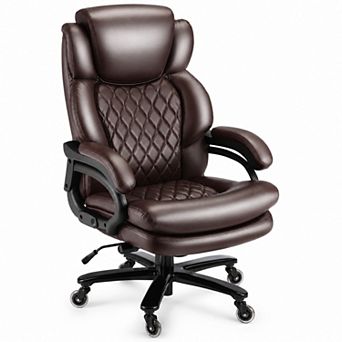 Storycute Big and Tall PU Leather Executive Office Chair with 500 lb Capacity