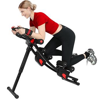 GIKPAL Foldable Ab Machine for Home Gym, Core & Abdominal Trainer, Max 440 Lbs