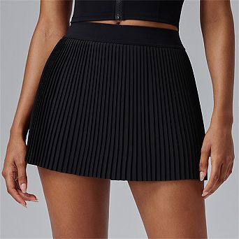 Women's Athletic Tennis Skirt - High-Waist Pleated Yoga Mini Skirt, Quick-Dry Fitness Golf Skort