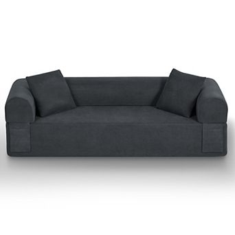 Boneless Couch, Modern Sofa for Compact Living Rooms, Apartments & Offices