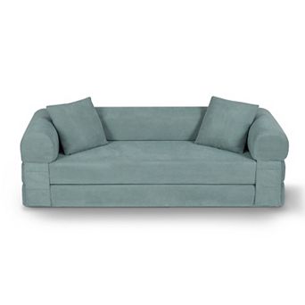 Convertible Sofa Bed, Boneless Folding Sleeper Sofa Queen with Storage