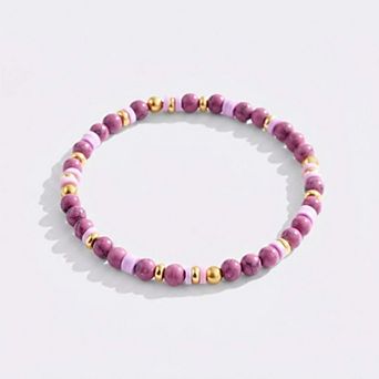 Stacking Birthstone Beaded Bracelet