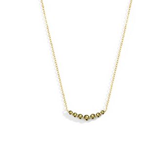 Birthstone Arc Necklace