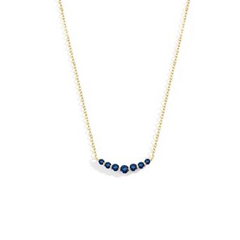 Birthstone Arc Necklace