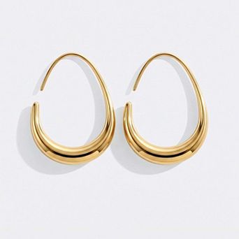 Fluid Hoop Earrings