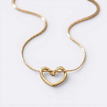 Open Heart Necklace