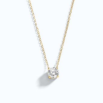 Solitaire Pendant Necklace