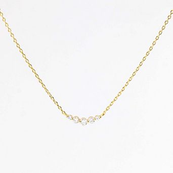 Mini Arc Diamond Necklace