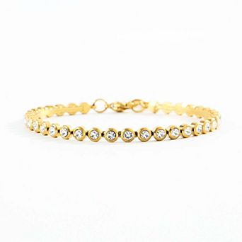 Bezel Tennis Bracelet
