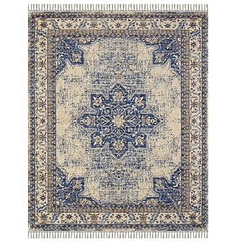 Luxe Weavers Fringe Modern Floral Indoor Area Rug