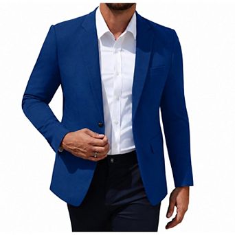 COOFANDY Mens Casual Blazer Sport Coat Lightweight Two Button Suit Jacket