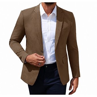COOFANDY Mens Casual Blazer Sport Coat Lightweight Two Button Suit Jacket