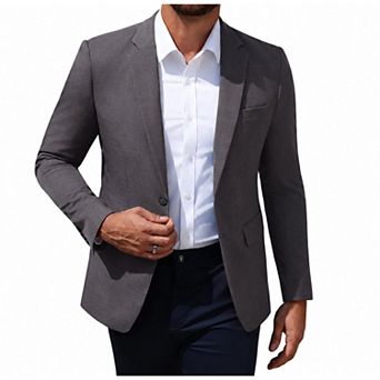 COOFANDY Mens Casual Blazer Sport Coat Lightweight Two Button Suit Jacket
