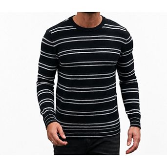 COOFANDY Mens Crew Neck Sweater Slim Fit Soft Knit Long Sleeve Pullover