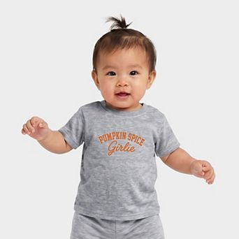 Pumpkin Spice Girlie - Infant Jogger Pant Crew Set