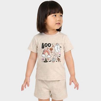 Halloween Cluster - Toddler Crew Shorts Set