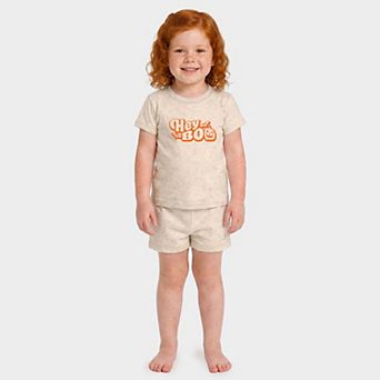 Hey Boo - Toddler Crew Shorts Set