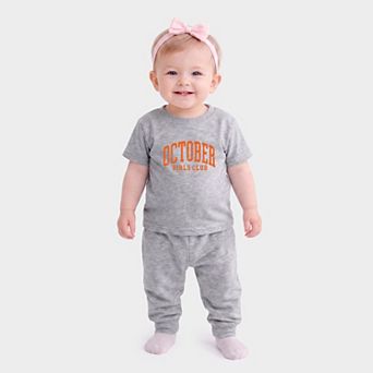 October Girls Club - Infant Jogger Pant Crew Set