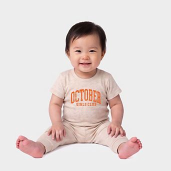 October Girls Club - Infant Jogger Pant Crew Set
