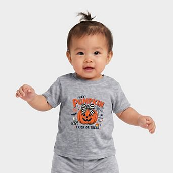 Hey Pumpkin Trick or Treat - Infant Jogger Pant Crew Set
