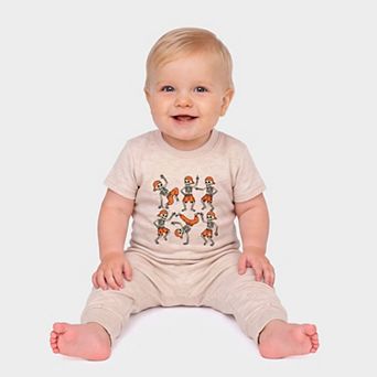 Break Dancing Skeletons - Infant Jogger Pant Crew Set
