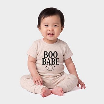 Boo Babe Ghost - Infant Jogger Pant Crew Set