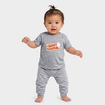 Howdy Pumpkin Ghost - Infant Jogger Pant Crew Set