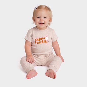 Howdy Pumpkin Ghost - Infant Jogger Pant Crew Set
