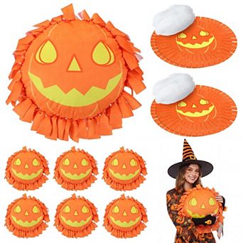 6 Set Halloween Jack o Lantern Felt Pillow DIY Craft Kit Home Decor