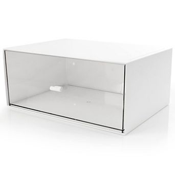 Stackable Plastic Desk Drawer Organizer Minimalist Multi-Functional Storage