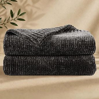 Cozy Soft Chenille Throw Blanket Decorative Home Decor For Couch Sofa Chair
