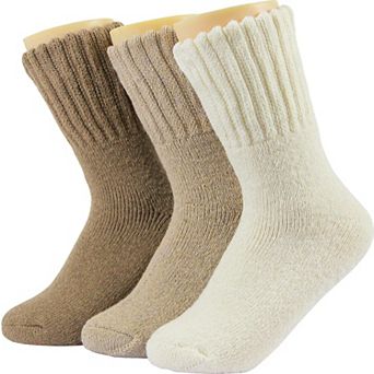 3/5 Pairs Women Thick Knit Winter Warm Boot Socks
