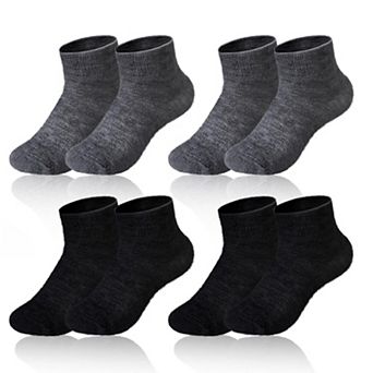 4 Pairs Alpaca Wool Knee High Socks Warm Comfortable Casual Wear