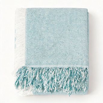 100% Cotton Muslin Boho Throw Blanket Soft Breathable Lightweight Cozy Home Decor