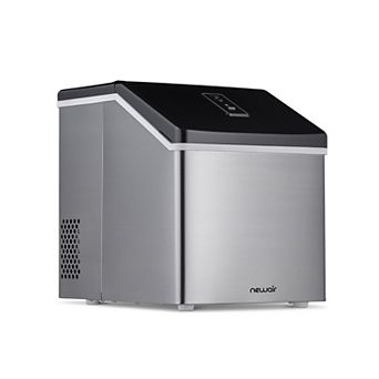 Newair Countertop Clear Ice Maker, 40 lbs/Day with Easy to Clean BPA-Free Parts