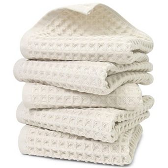 Waffle Hand Towel Set Soft Lint-free Quick Drying