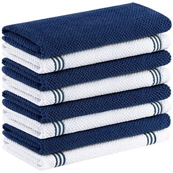 Kitchen Towels Absorbent Terry Hanging Loop
