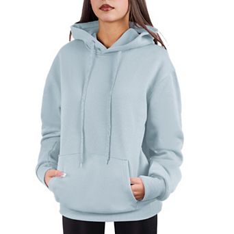 Oversized Fleece Pullover Hoodie Women Soft Cozy