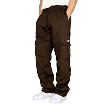 Men's Cargo Joggers Hiking Athletic Pants Pockets