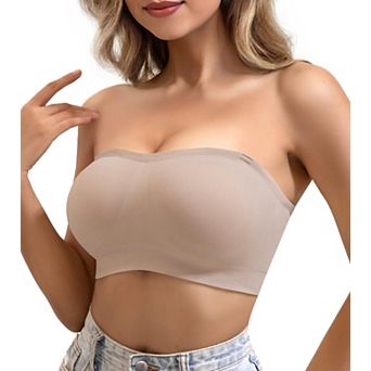 Strapless Bandeau Bra Push Up Tube Top Anti Slip Wireless