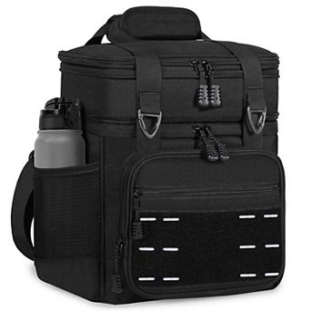 15L Expandable Lunch Box Men 2 Layer Cooler Bag Flag Camping Outdoor Picnics
