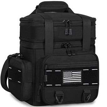 15L Lunch Box Men Double Deck Heavy Duty Cooler Bag Camping Outdoor Picnics