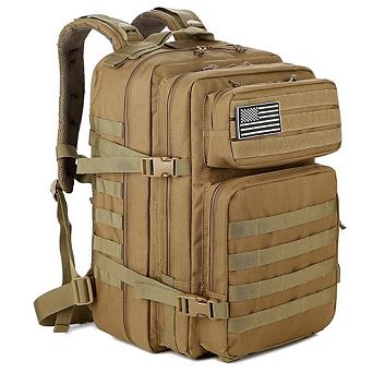 45L Camping Outdoor Army Tactical Backpack Hiking Rucksack