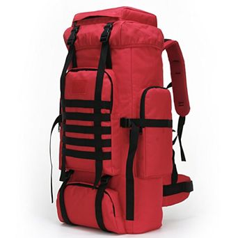 70L Hiking Backpack Men Camping Rucksack Molle Climbing Pack