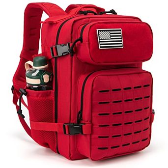 25L Outdoor Camping Molle Daypack Hiking Rucksack Bottle Holder