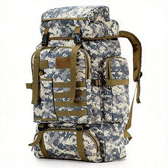 80L Hiking Backpack Rucksack Travel Camping Molle Outdoor Sport Daypack