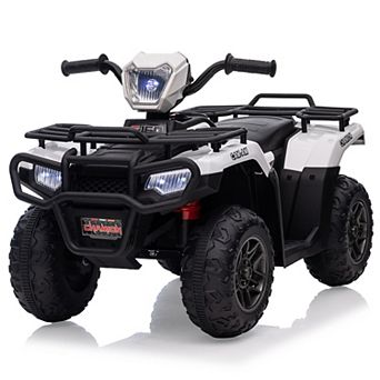 12V Kids ATV, Lights/Music, Variable Speed (1.5-2.2 mph)